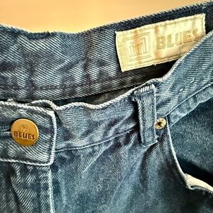 Women's Relaxed Mom Fit Jeans - Classic Blue - Vintage 80s